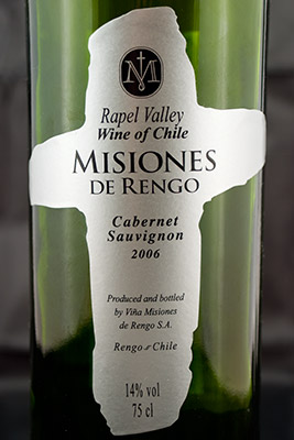 Cabernet Sauvignon 2006 - Misiones de Rengo